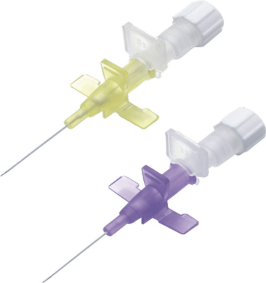 IV CANNULA WITH SMALL WINGS & WITHOUT PORT CAP