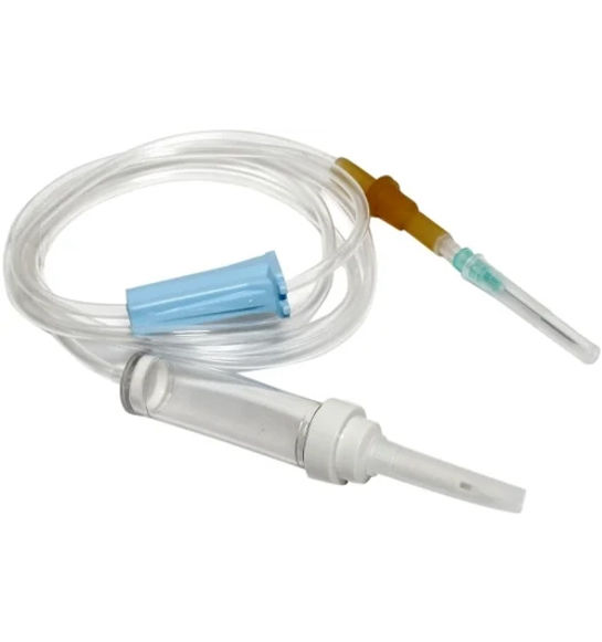 INFUSION SET WITH LATEX BULB LUER LOCK NON VENTED